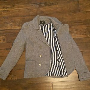 H&M blazer grey size 10